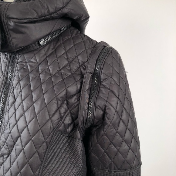 TART COLLECTION Hooded Puffer Jacket turns into a Vest - Picture 3 of 8